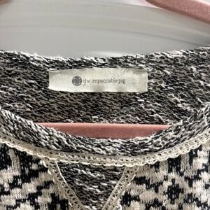 The Impeccable Pig black & white sweater